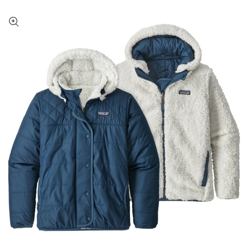Patagonia Girls' Reversible Dream Song Hoody Jacket Coat L 10/12